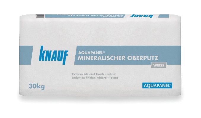 AQUAPANEL® Exterior Mineral Finish Plaster - White